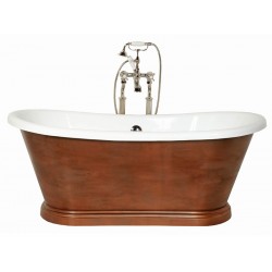 Arley 170x75cm Painted Bronze Waxed Free Standing bath