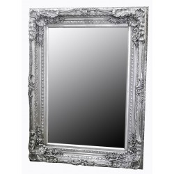 Ornate Silver finish Decorative Mirror